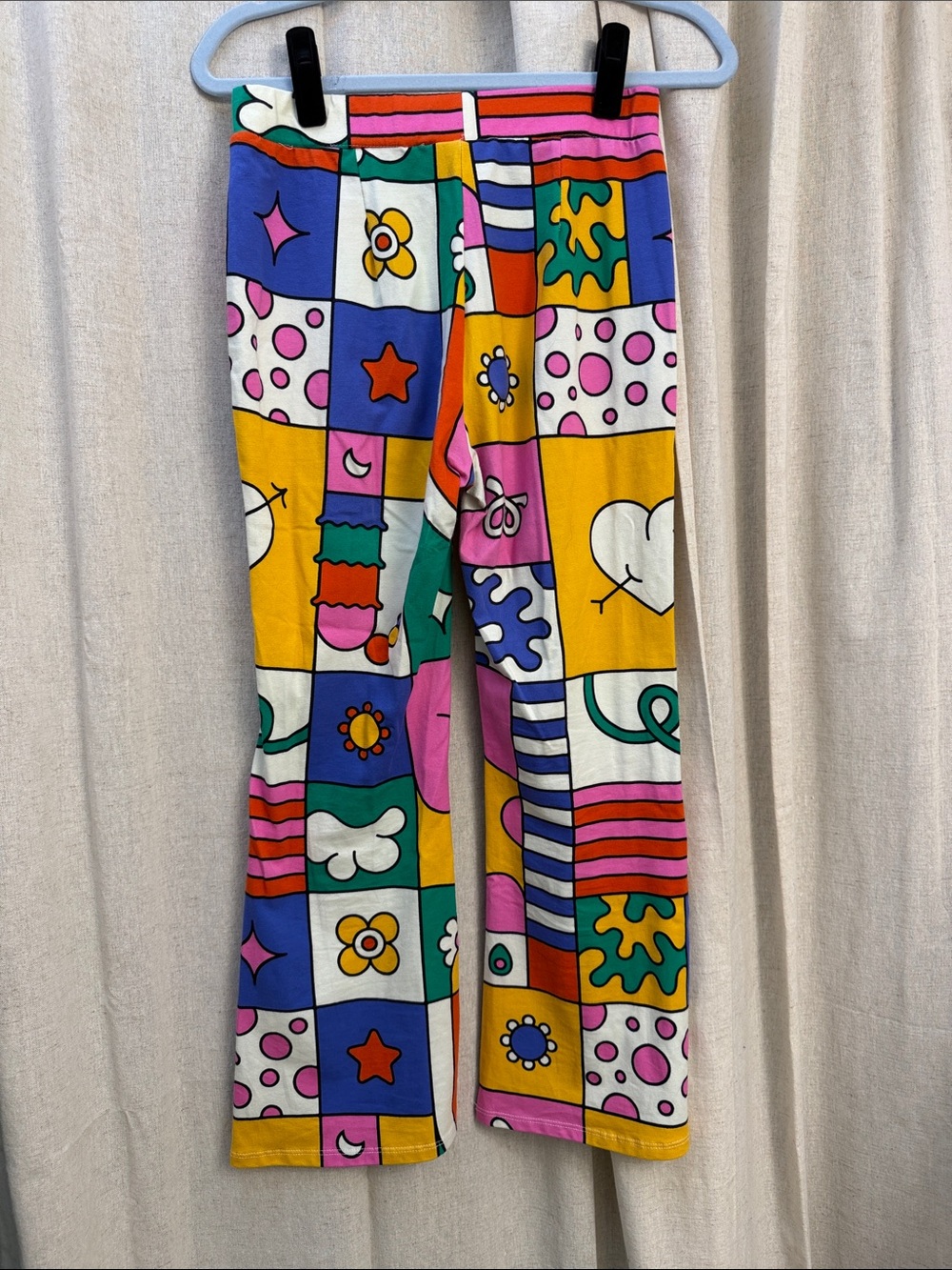 NOOWORKS Kick flare pants wormiverse Medium - Picture 2 of 3